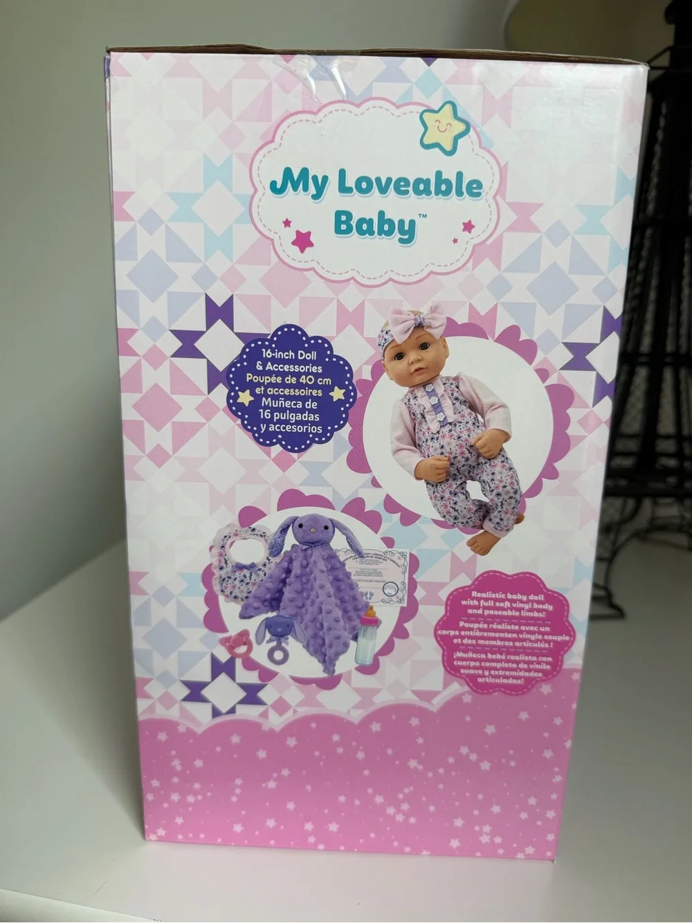 My Loveable Baby Doll - Purple & Pink Outfit